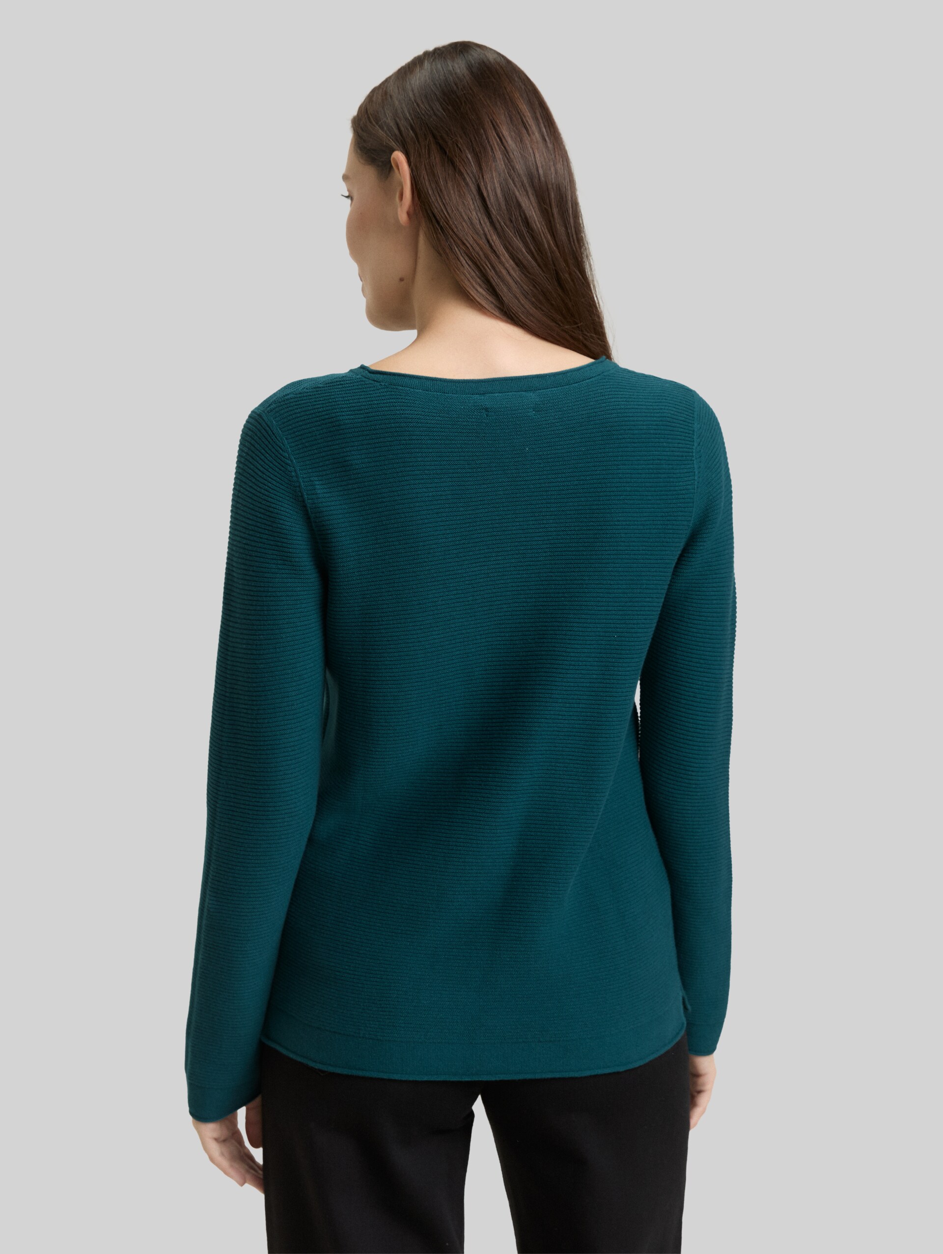 Pull en maille de coton - Deep Meadow Green