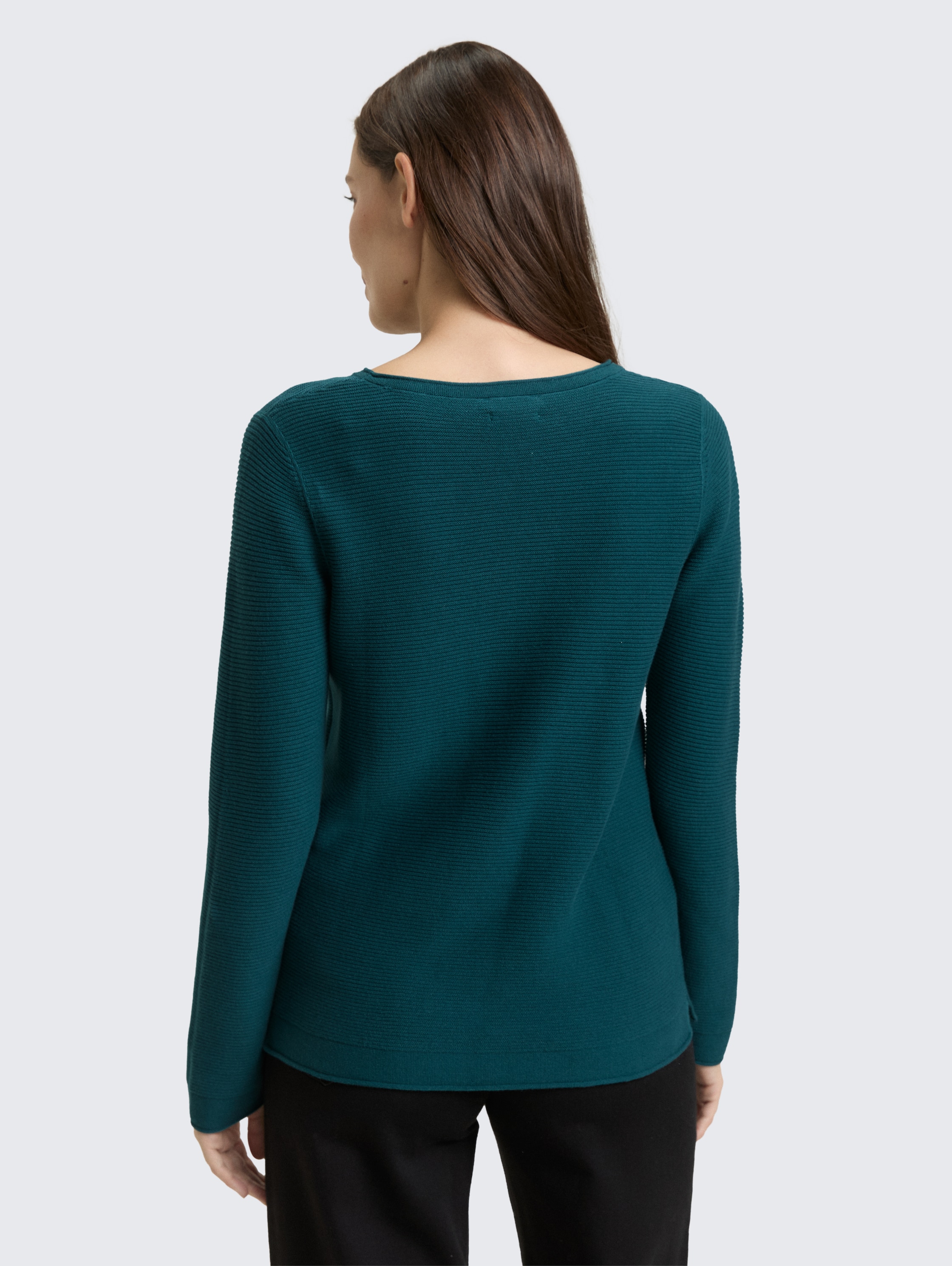 Strickpullover aus Baumwolle - deep_meadow_green - 