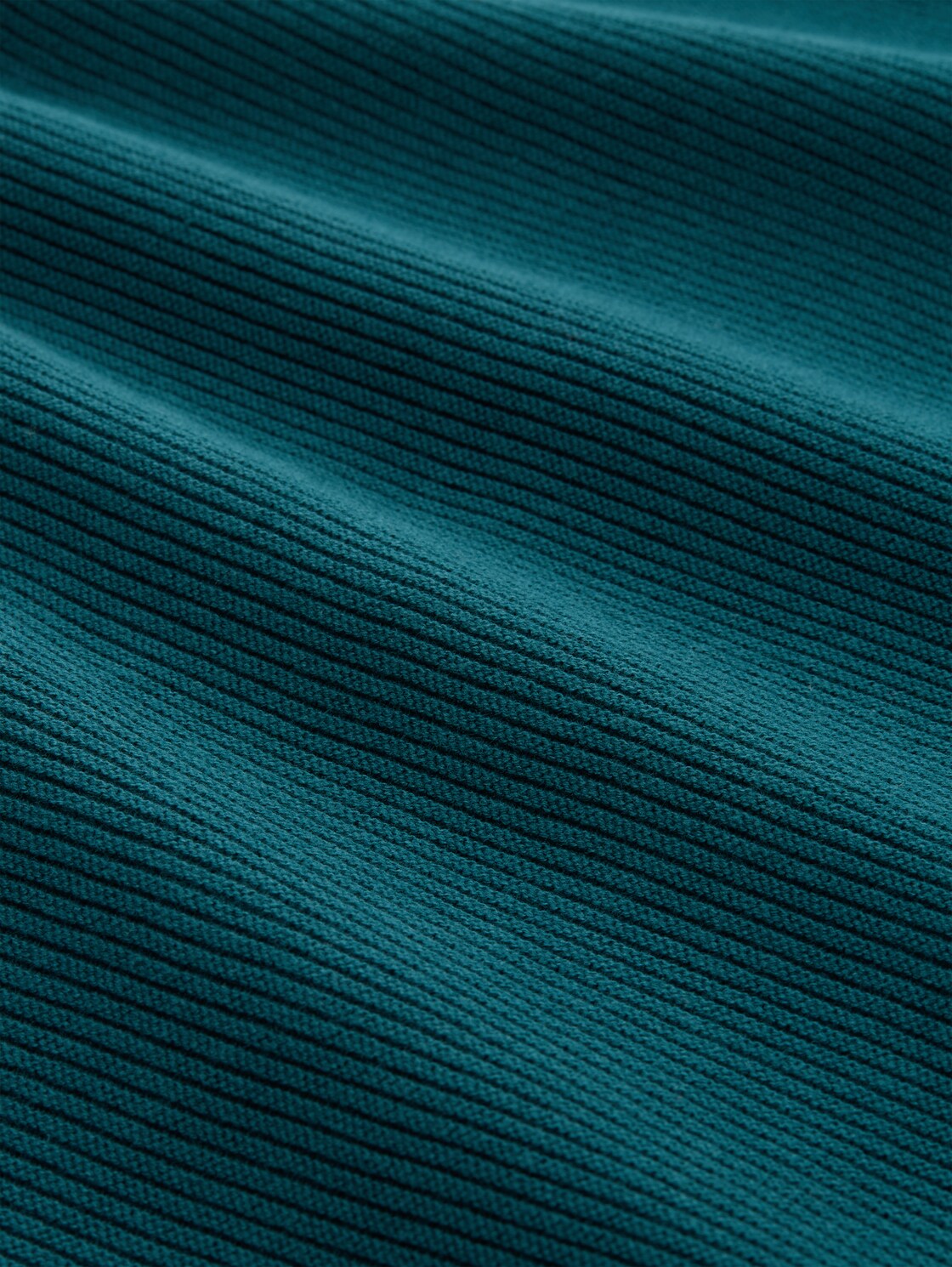 Strickpullover aus Baumwolle - Deep Meadow Green - Material-Ansicht