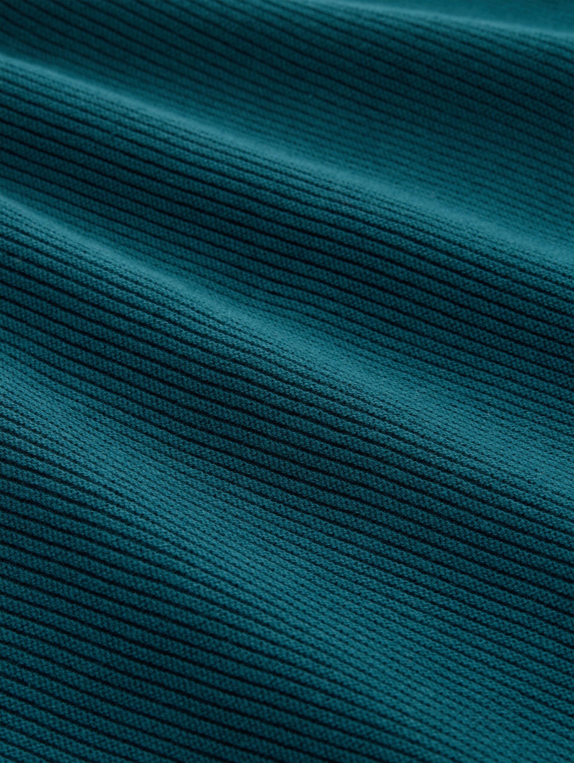 Pull en maille de coton - Deep Meadow Green - Vue de la matière