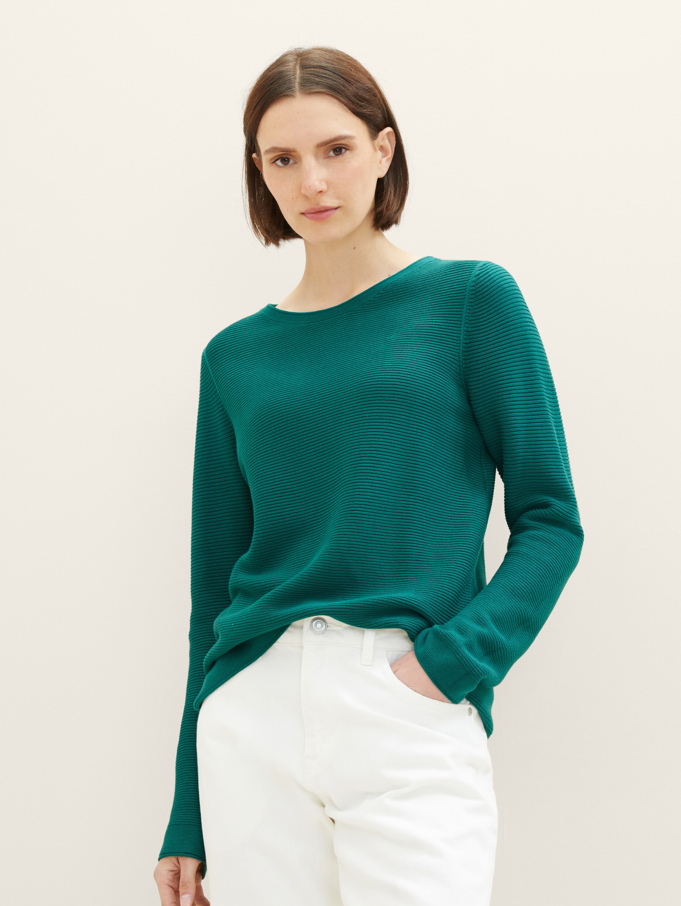 Strickpullover mit Bio-Baumwolle - 1