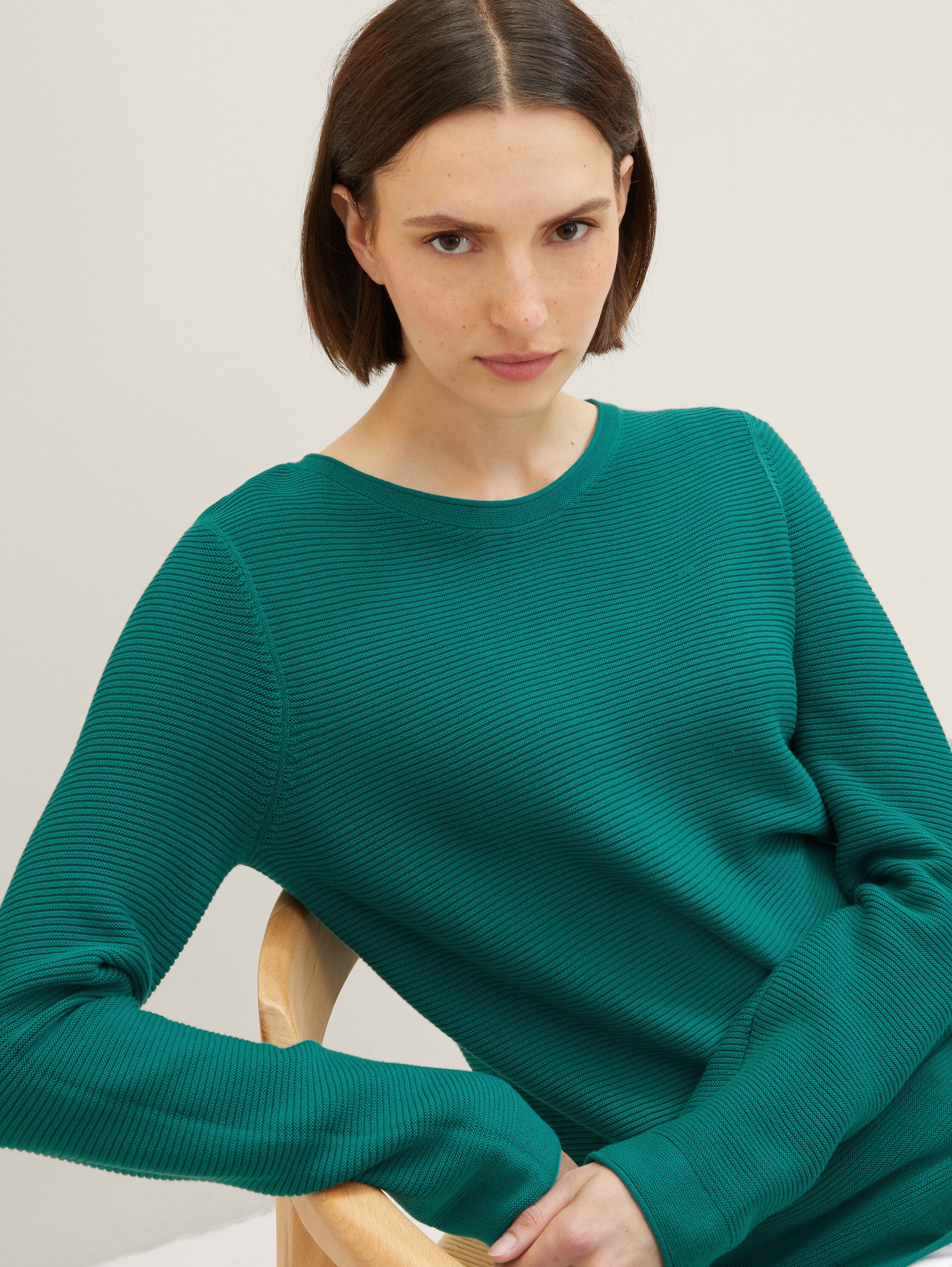 Strickpullover mit Bio-Baumwolle - 6