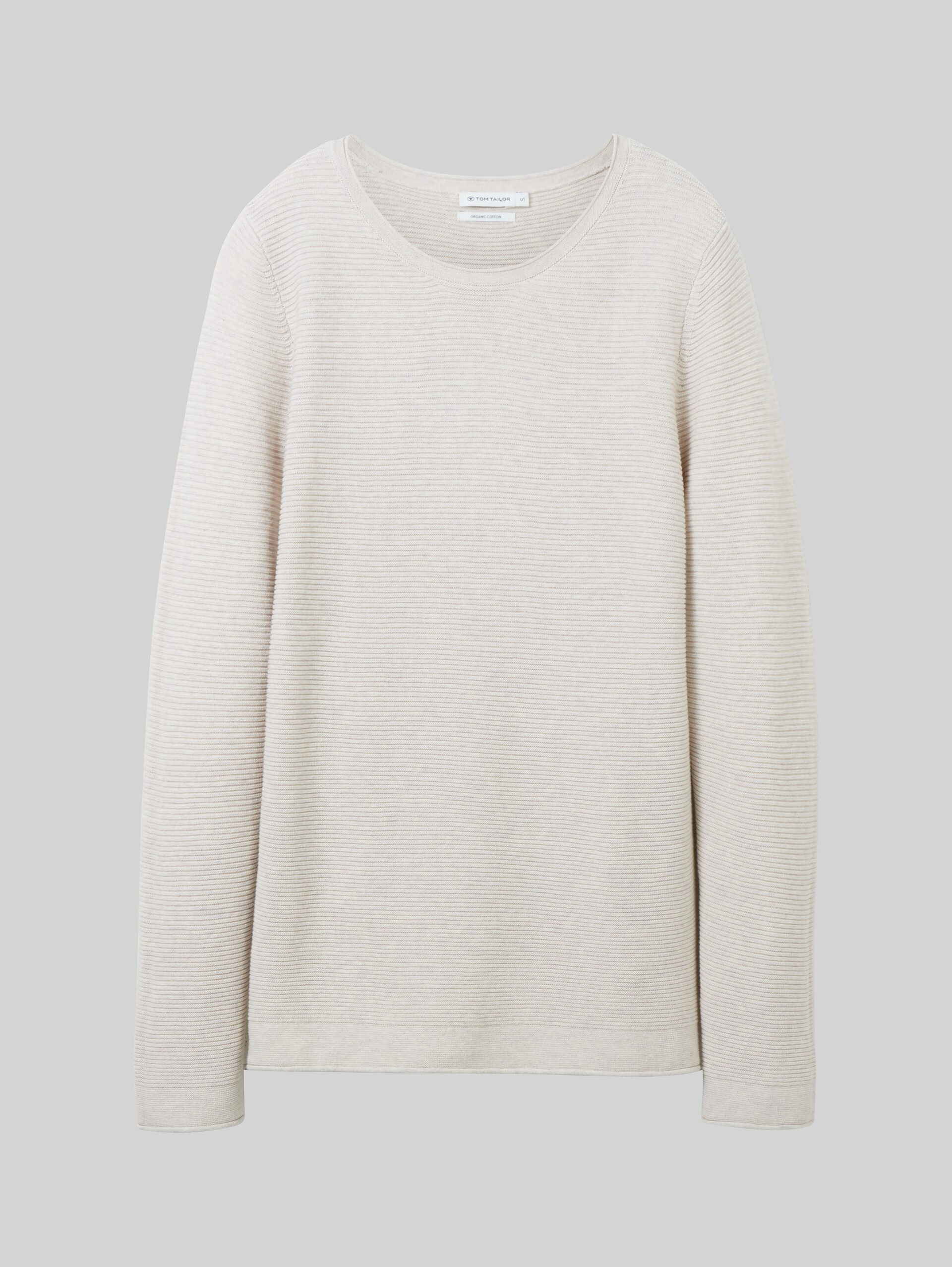 Knitted jumper - dusty alabaster melange