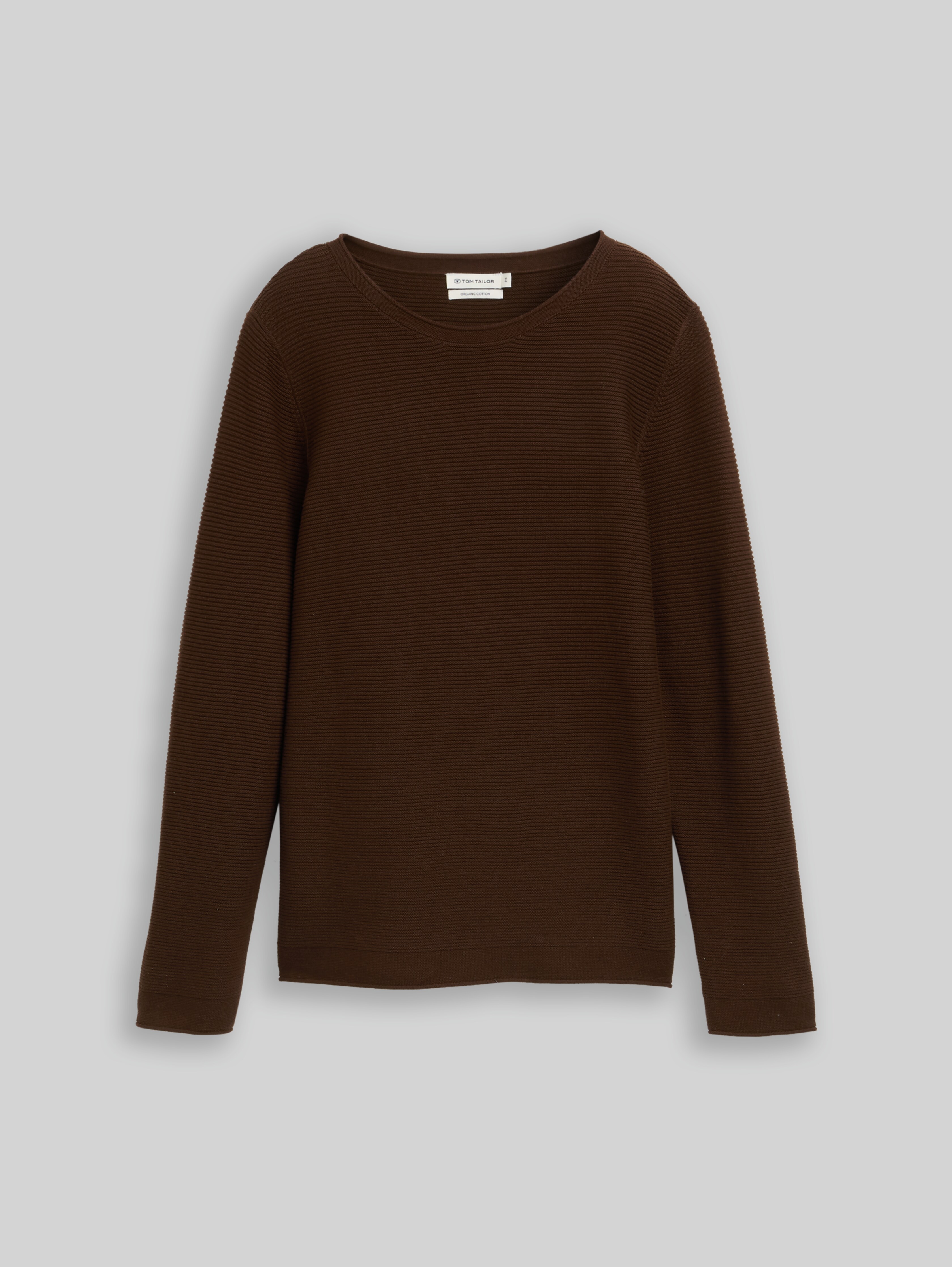 TOM TAILOR Damen-Pullover Aus Federgarn – Weich, Flauschig, Regular Fit, Nachhaltige Baumwolle