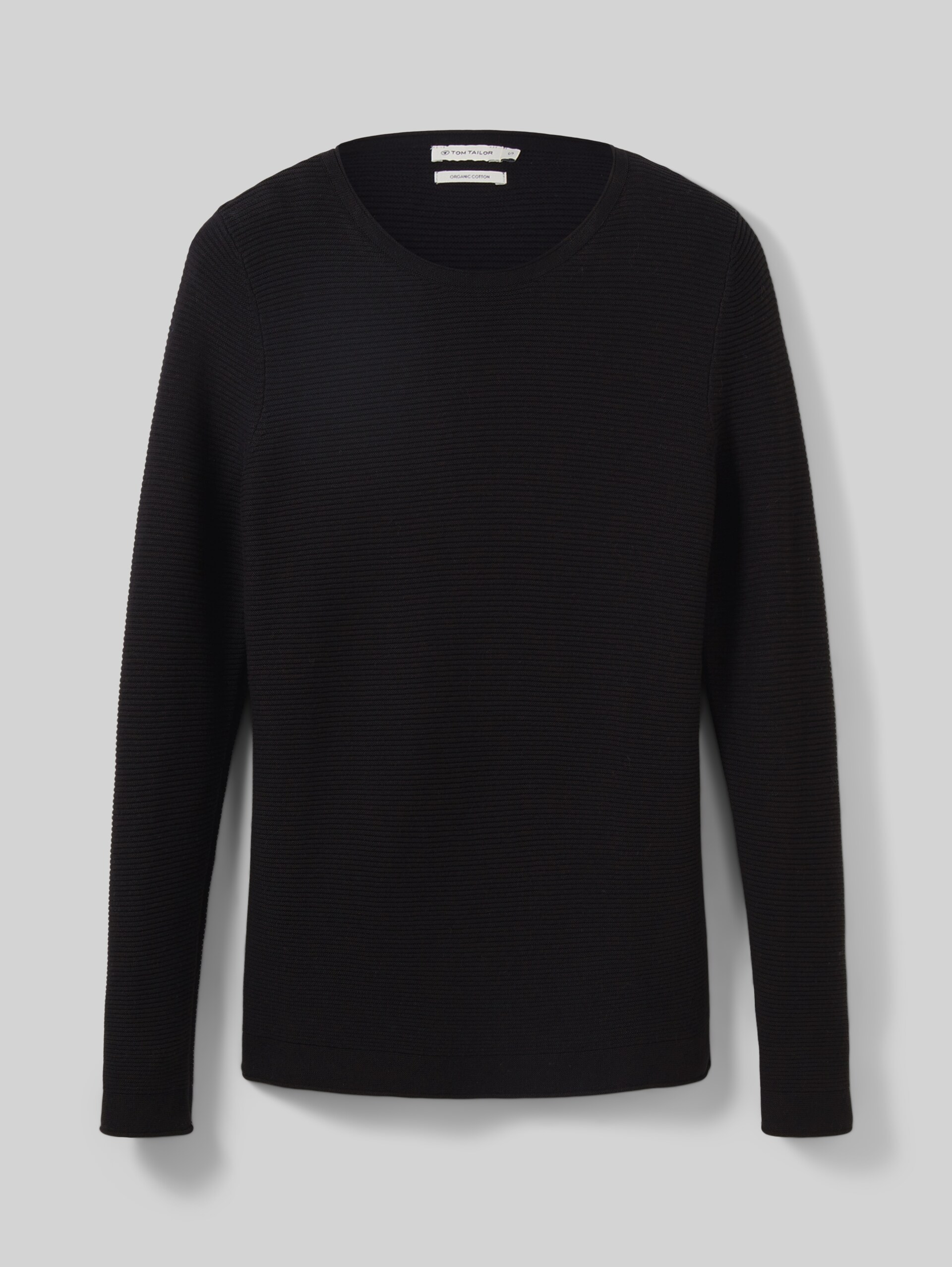 Strickpullover aus Baumwolle - Black