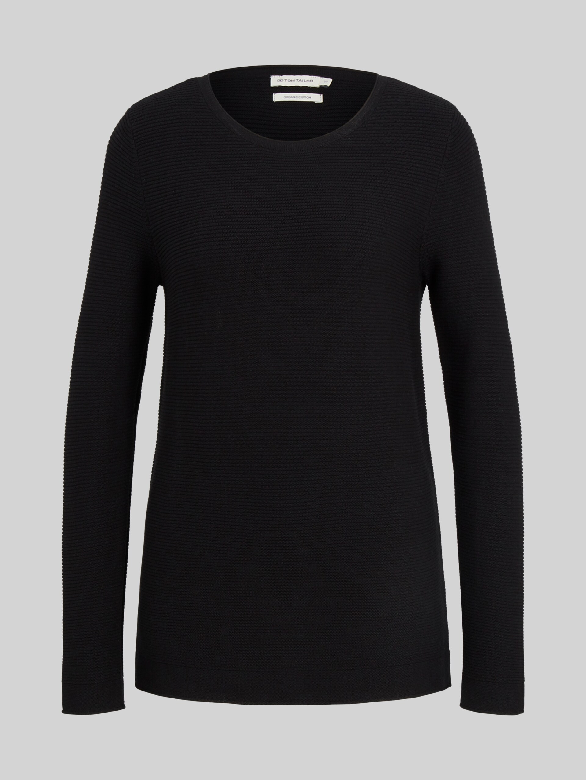 Strickpullover aus Baumwolle - Black