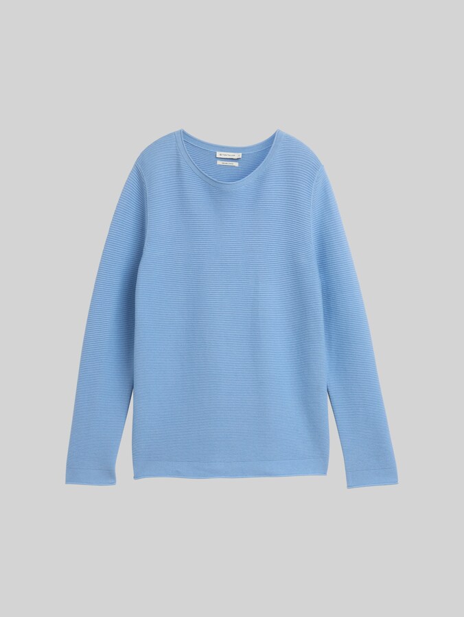 Pull en tricot de coton par Women, light fjord blue