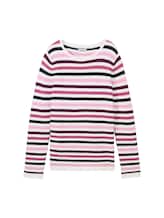 Nicht ausgewählt, Strickpullover aus Bio-Baumwolle von , lila