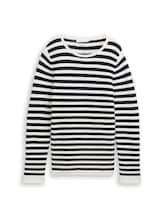 Niet geselecteerd, Gebreide trui van katoen door , blauw