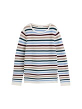 Niet geselecteerd, Gebreide trui van katoen door , blauw