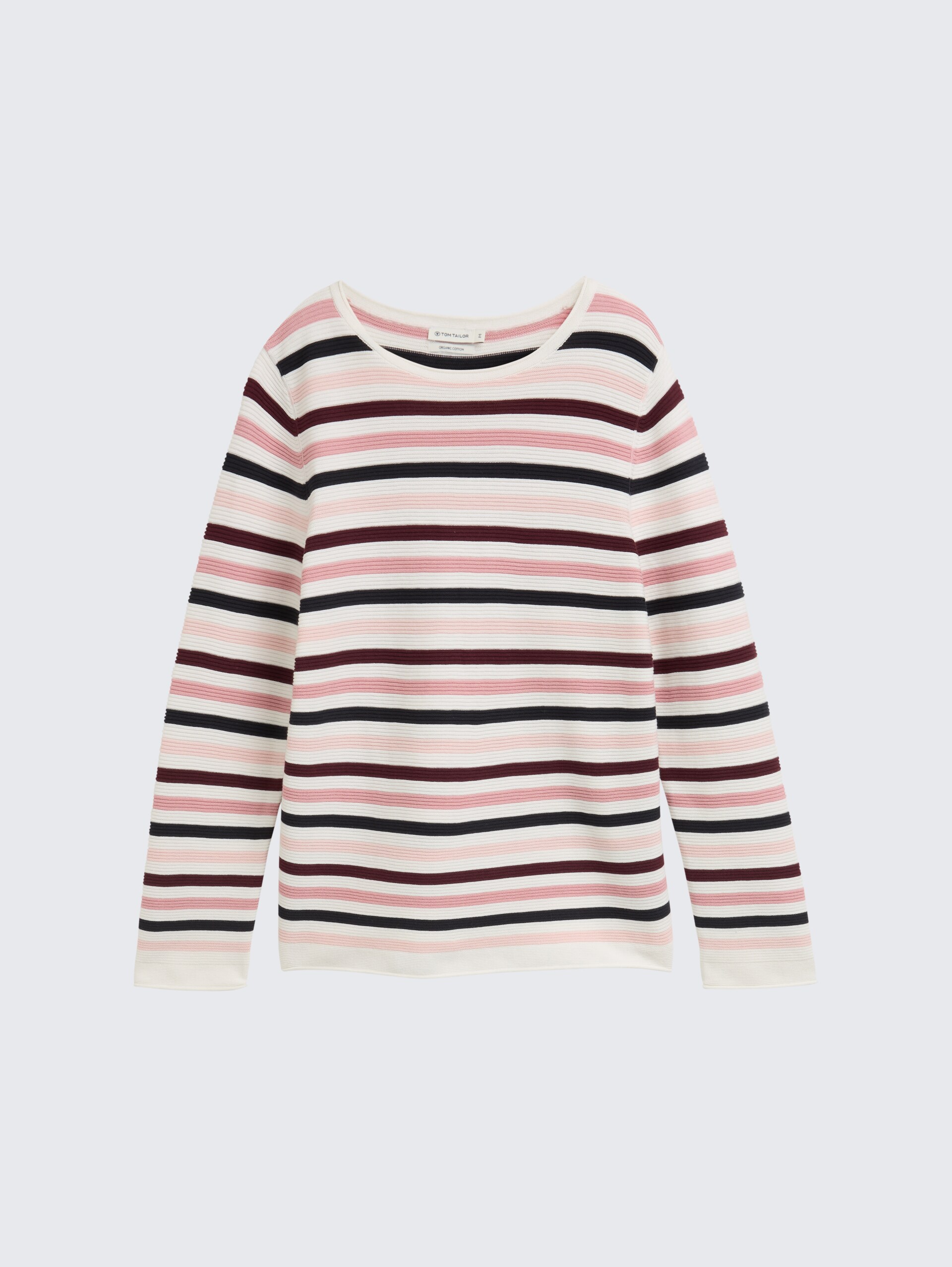 Strickpullover aus Baumwolle - rose ottoman knit