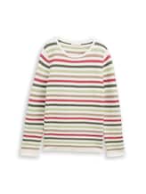 Ausgewählt, Strickpullover aus Baumwolle von Tom Tailor, grün