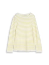 Niet geselecteerd, Gebreide trui van katoen door , geel