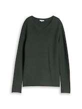 Nicht ausgewählt, Strickpullover aus Baumwolle von Tom Tailor, grün