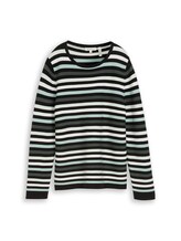 Ausgewählt, Strickpullover aus Baumwolle von Tom Tailor, grün