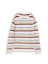 Selected, Cotton knitted jumper by Tom Tailor, lila