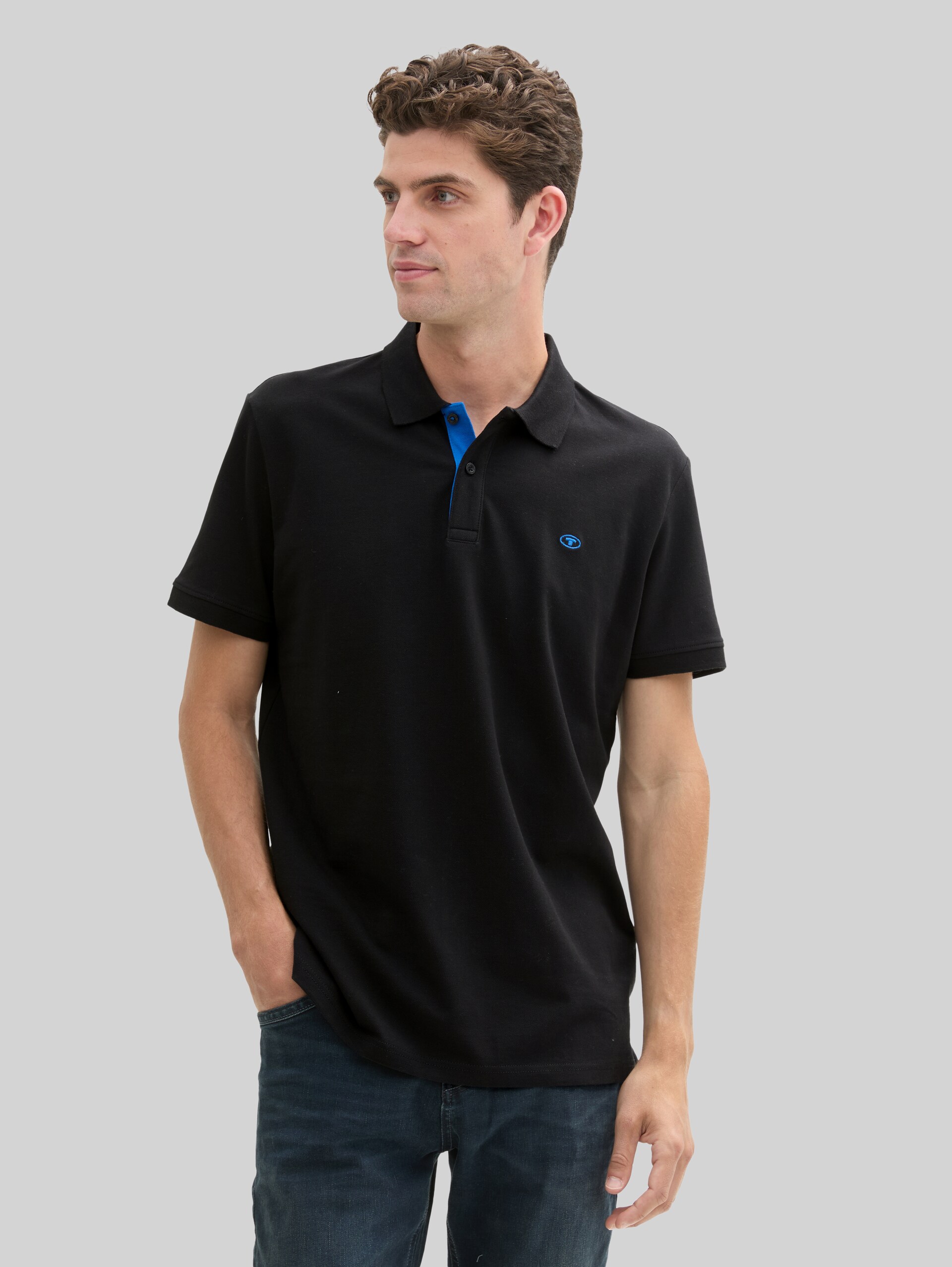 Basic polo shirt - Black
