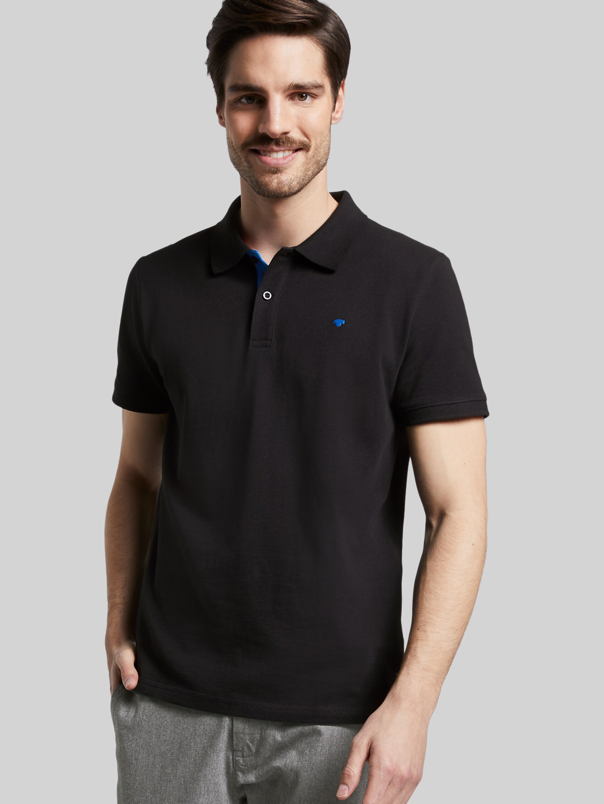 Basic polo shirt - Black