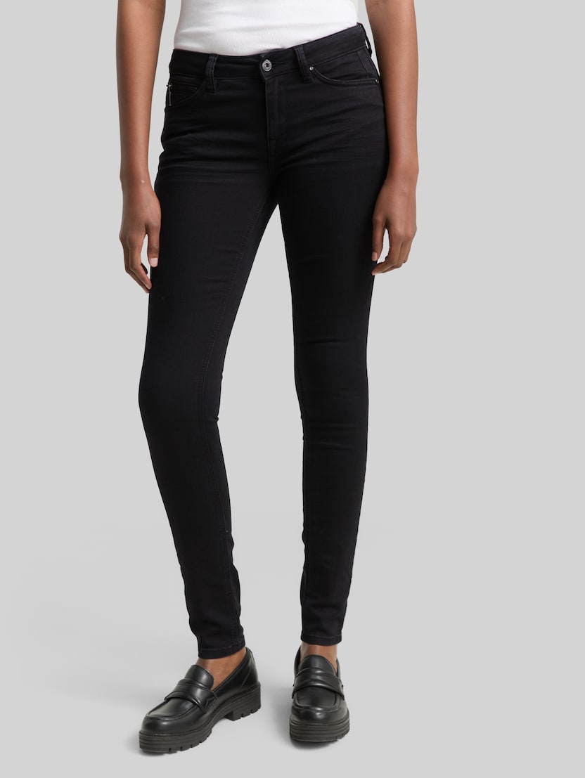 TTJONA EXTRA SKINNY-jeans door Denim Female, clean dark stone black denim