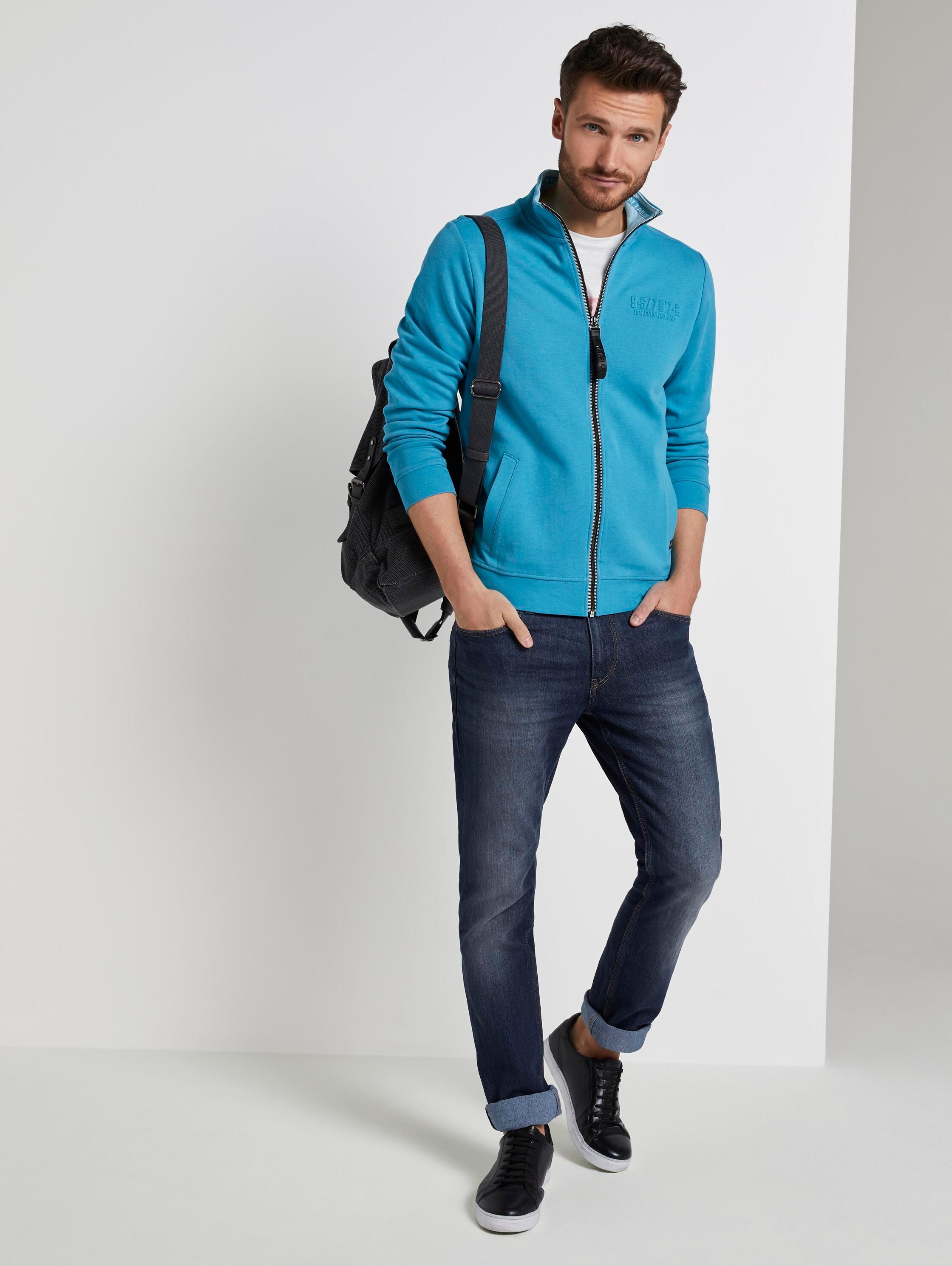 Sweatjacke mit Stehkragen - 2