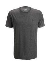 Geselecteerd, gestructureerd T-shirt door Tom Tailor, grauw