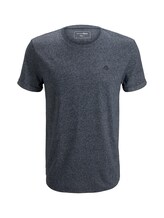 Niet geselecteerd, gestructureerd T-shirt door Tom Tailor, blauw
