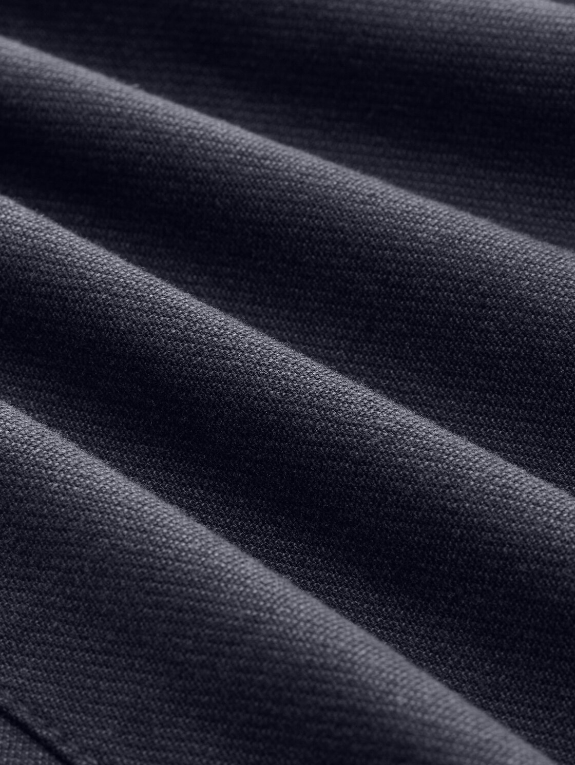 Straight Fit Chino Hose mit Gürtel - navy dobby yarn dye - Material-Ansicht