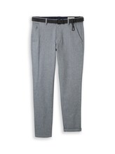 Nicht ausgewählt, Straight Fit Chino Hose mit Gürtel von , blau