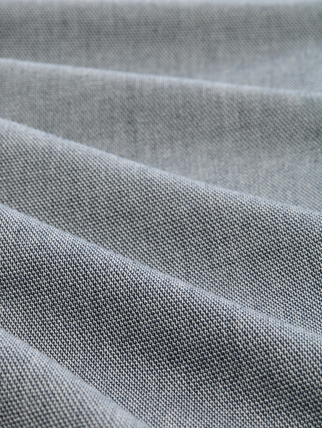 Straight Fit Chino Hose mit Gürtel - white navy dobby yarn dye - Material-Ansicht