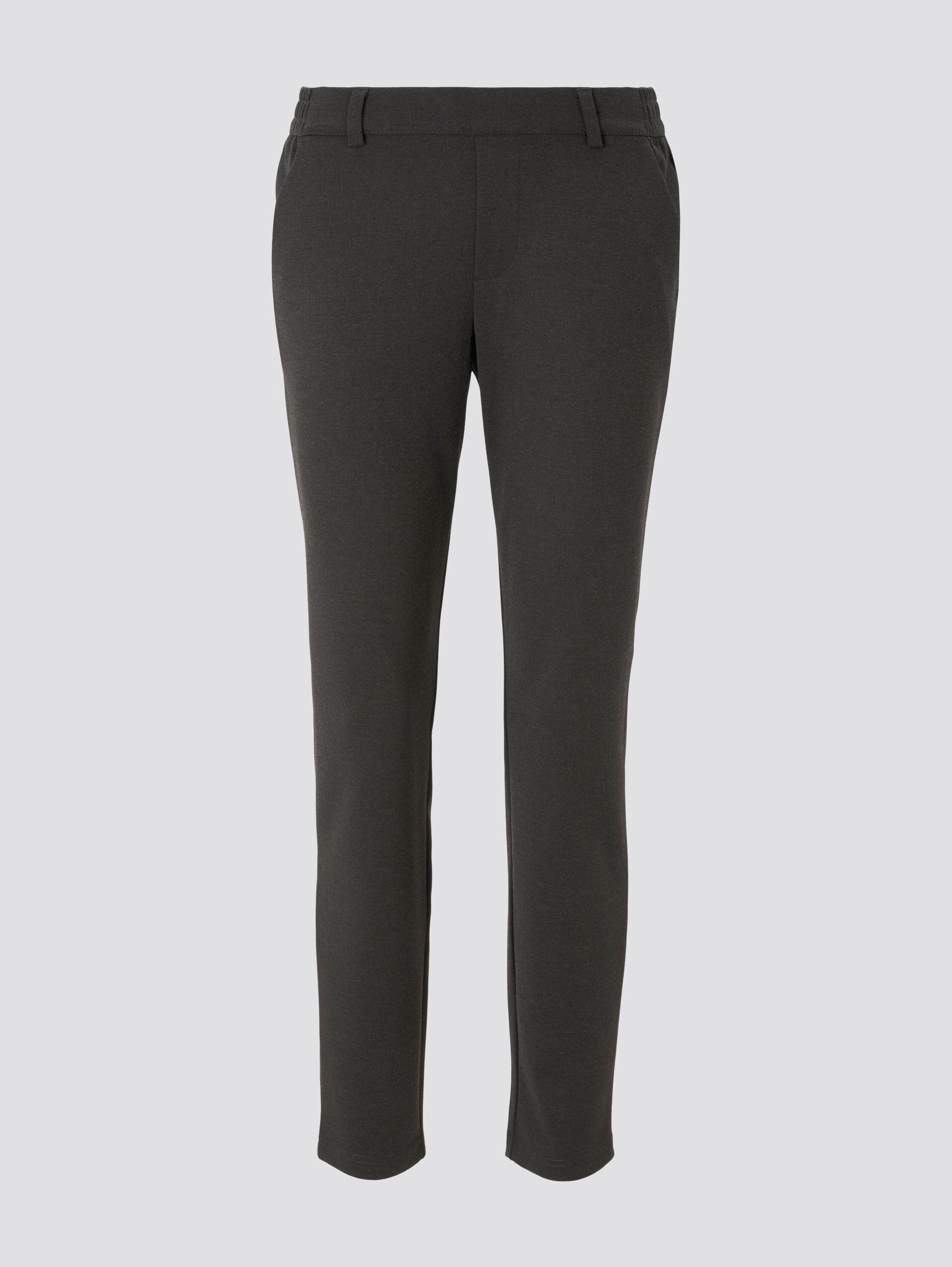 Relaxed Fit Hose mit elastischem Bund - grau - 