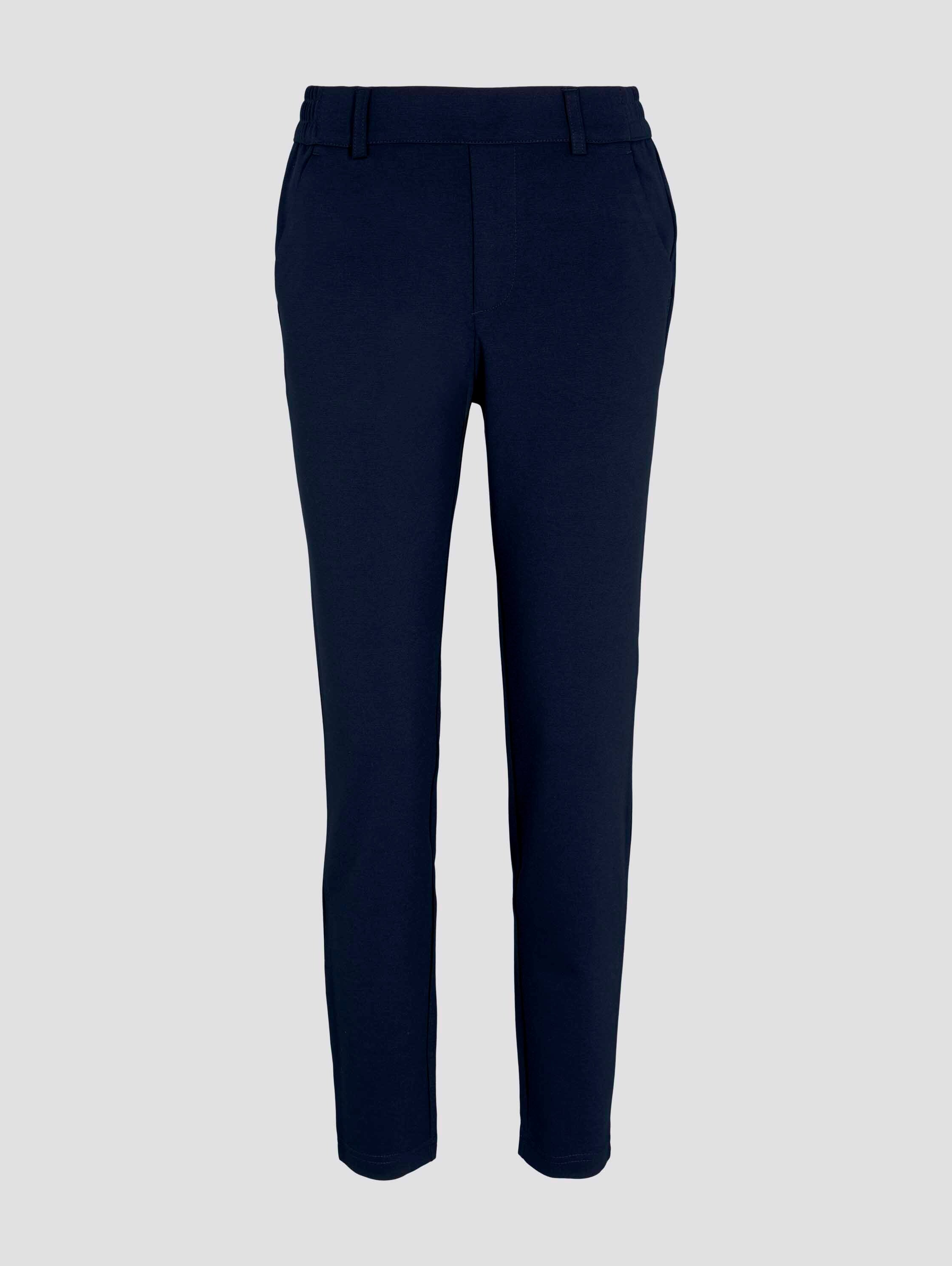Relaxed Fit Hose mit elastischem Bund - blau - 