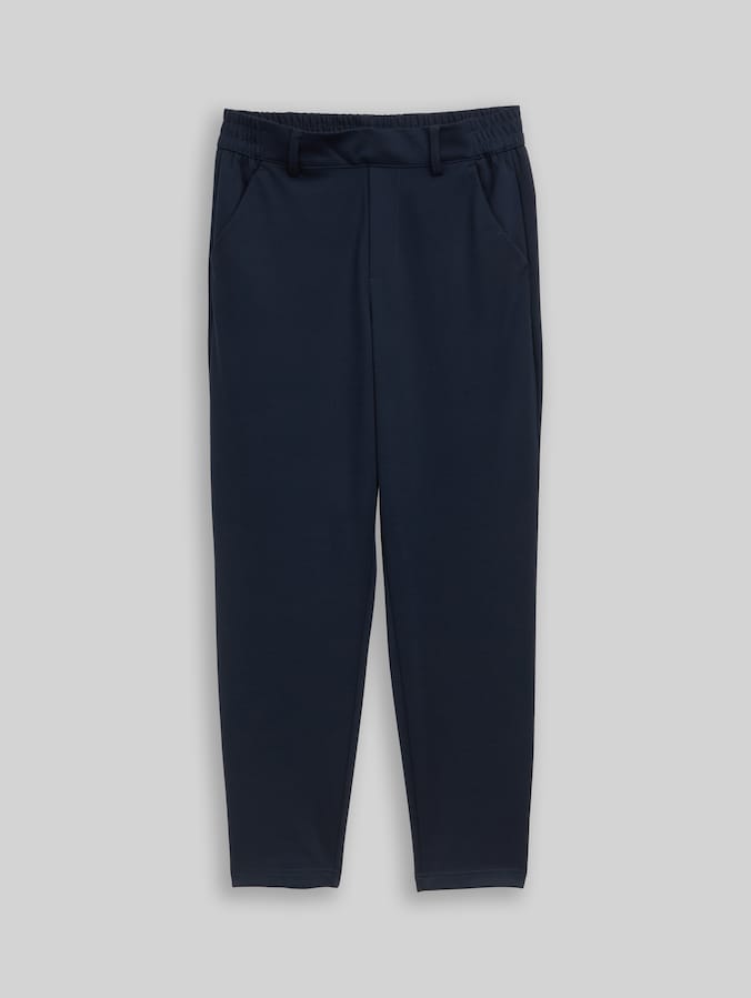 Relaxed-fit trousers with an elasticated waistband by Denim Female, sky captain blue