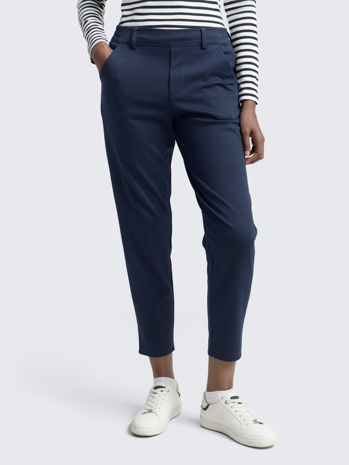 Relaxed Fit Hose mit elastischem Bund - sky captain blue