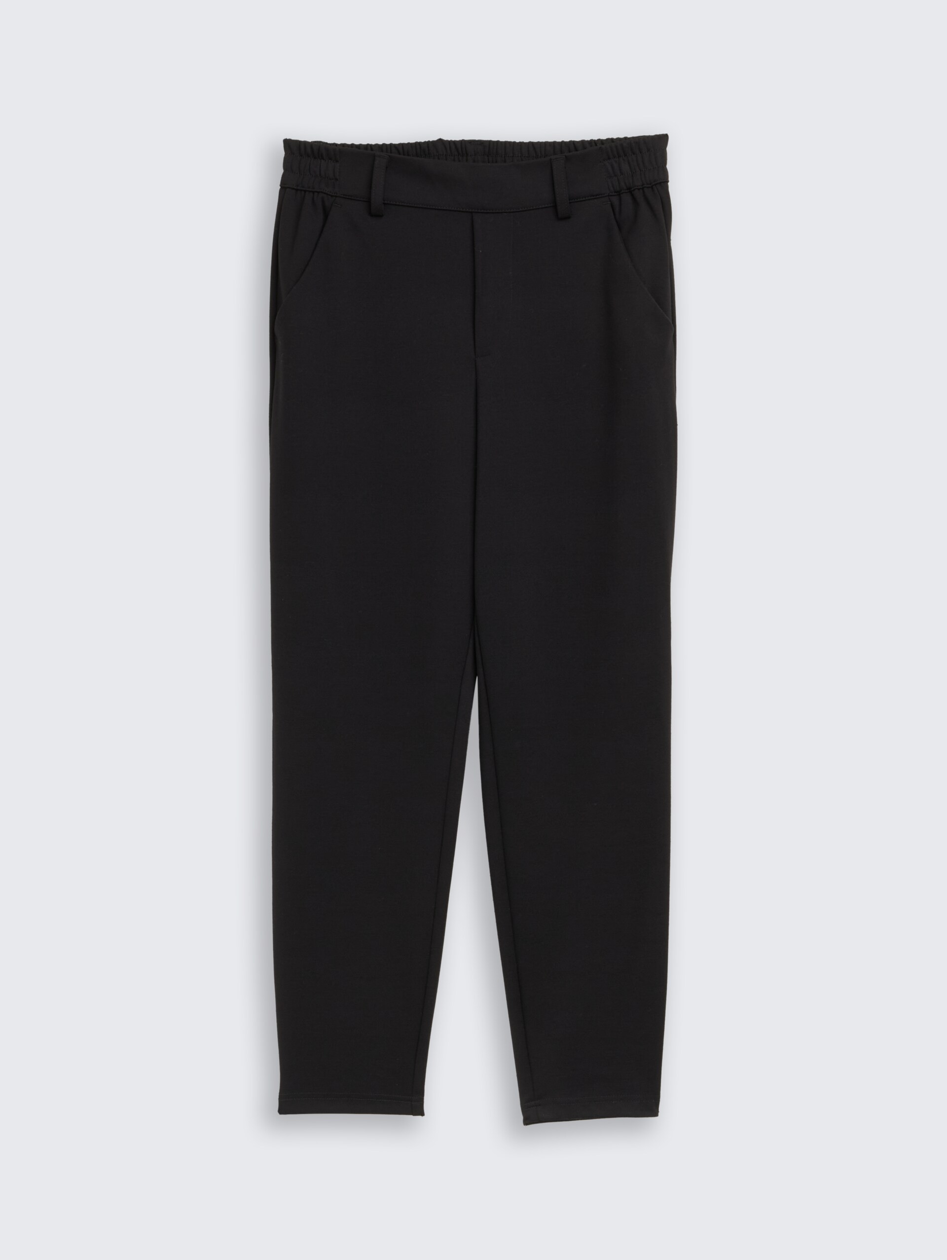Relaxed Fit Hose mit elastischem Bund - deep black