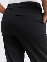 Relaxed Fit Hose mit elastischem Bund - deep black