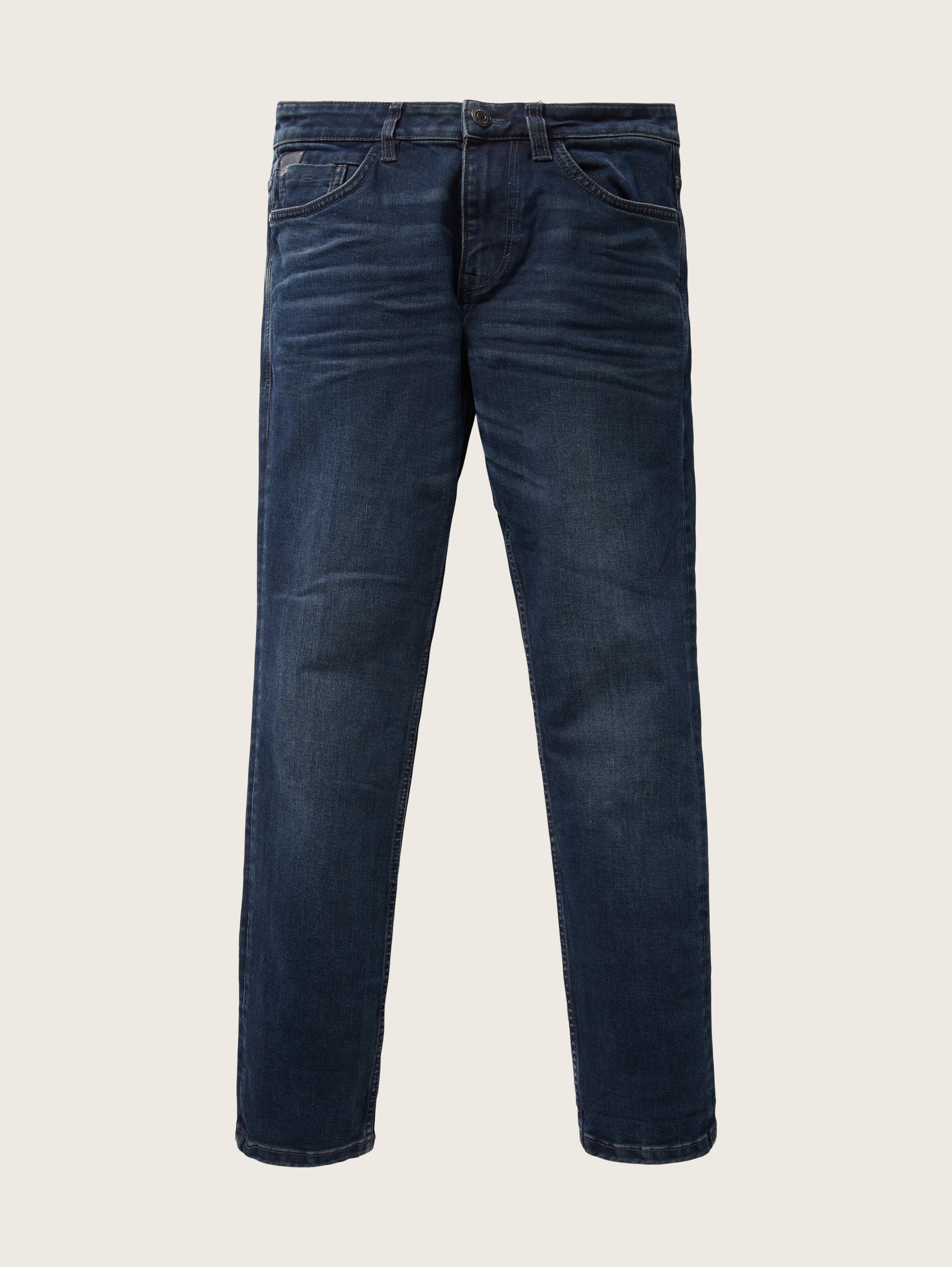 Sheri Slim Ankle Jeans With Frayed Hems - Bilbao Crest Blue