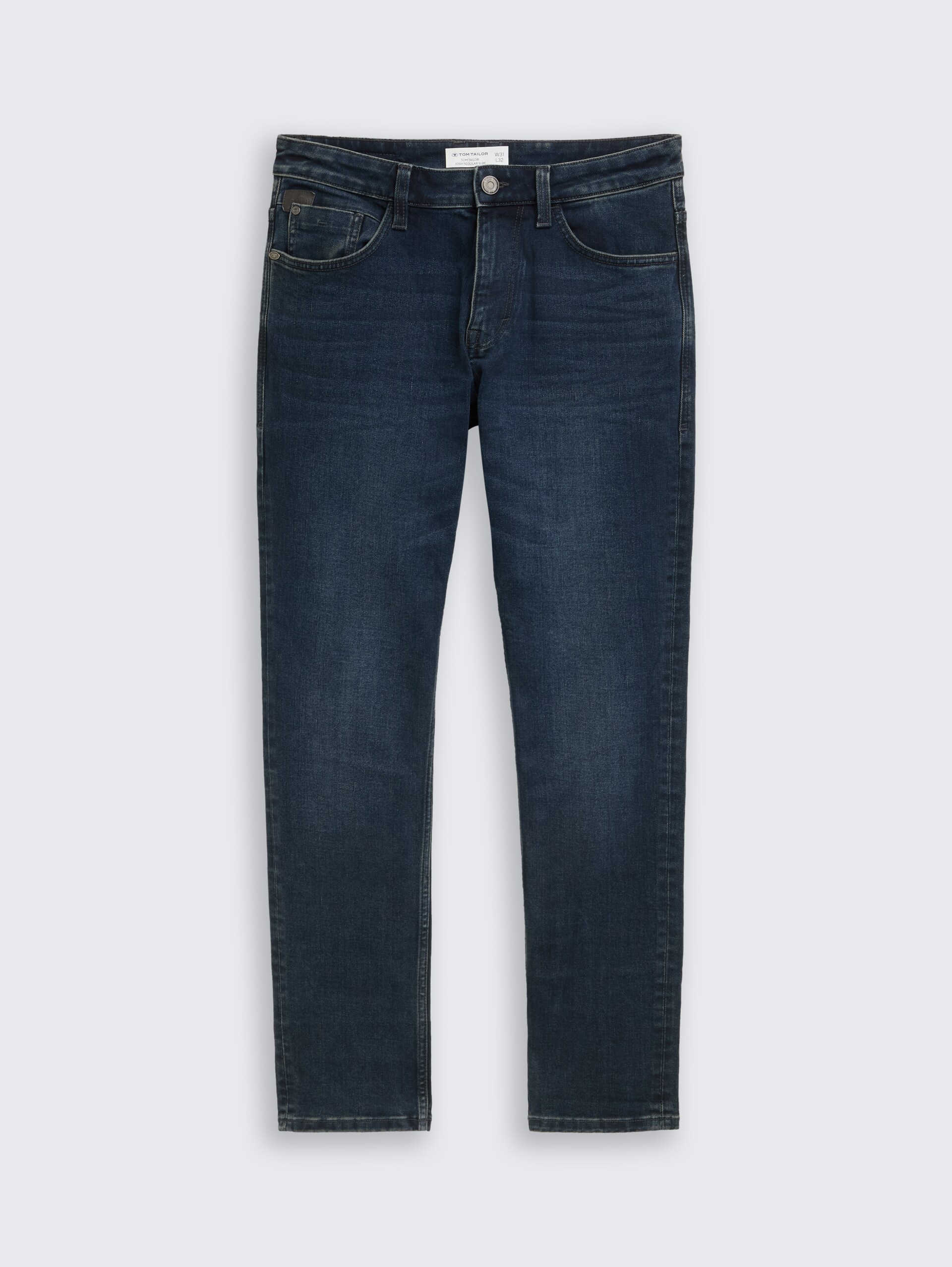 TTJOSH REGULAR SLIM Jeans - dark stone blue black denim - Vue de face du produit