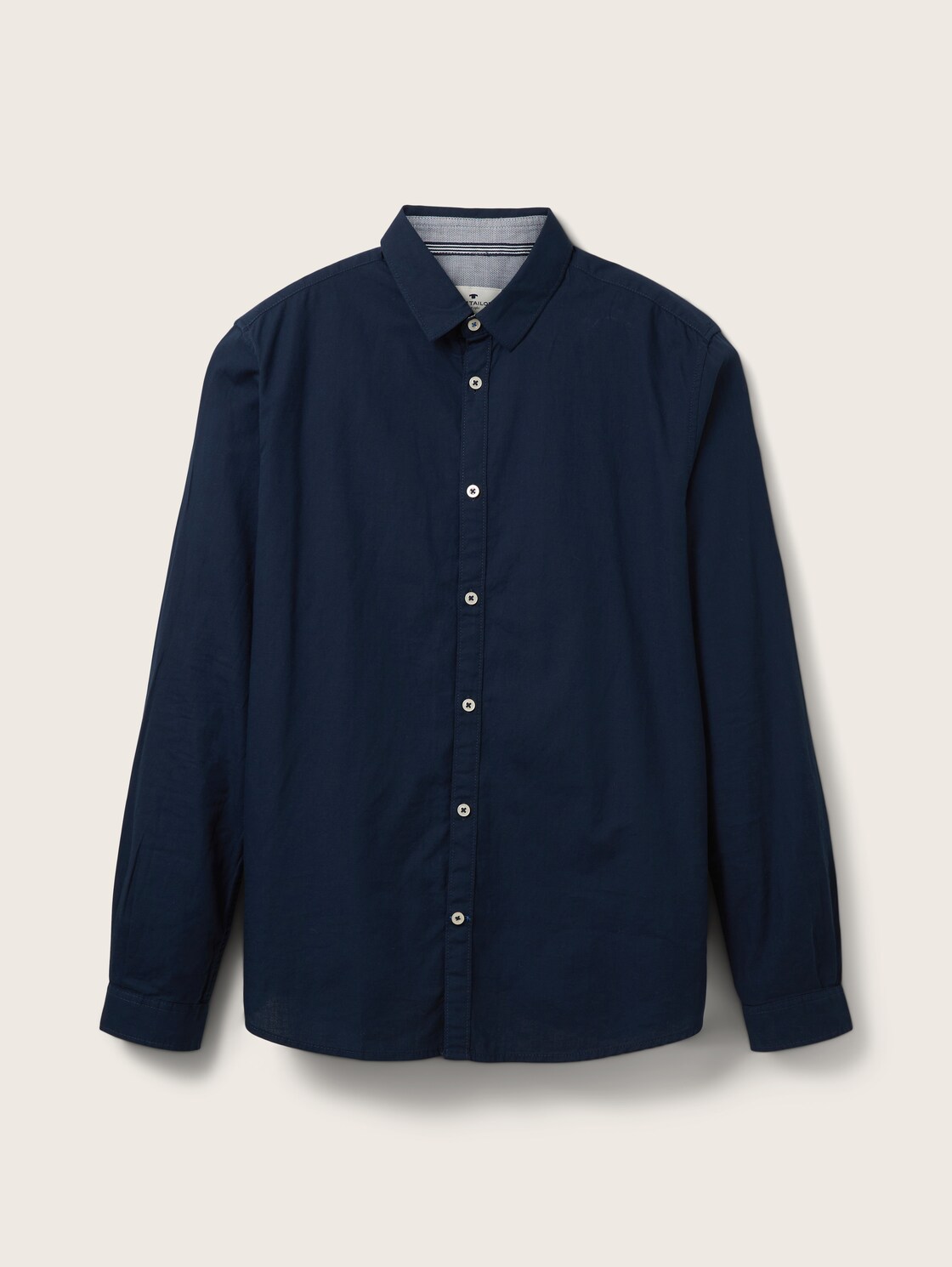 Slim Fit Hemd mit Struktur - Dark Blue