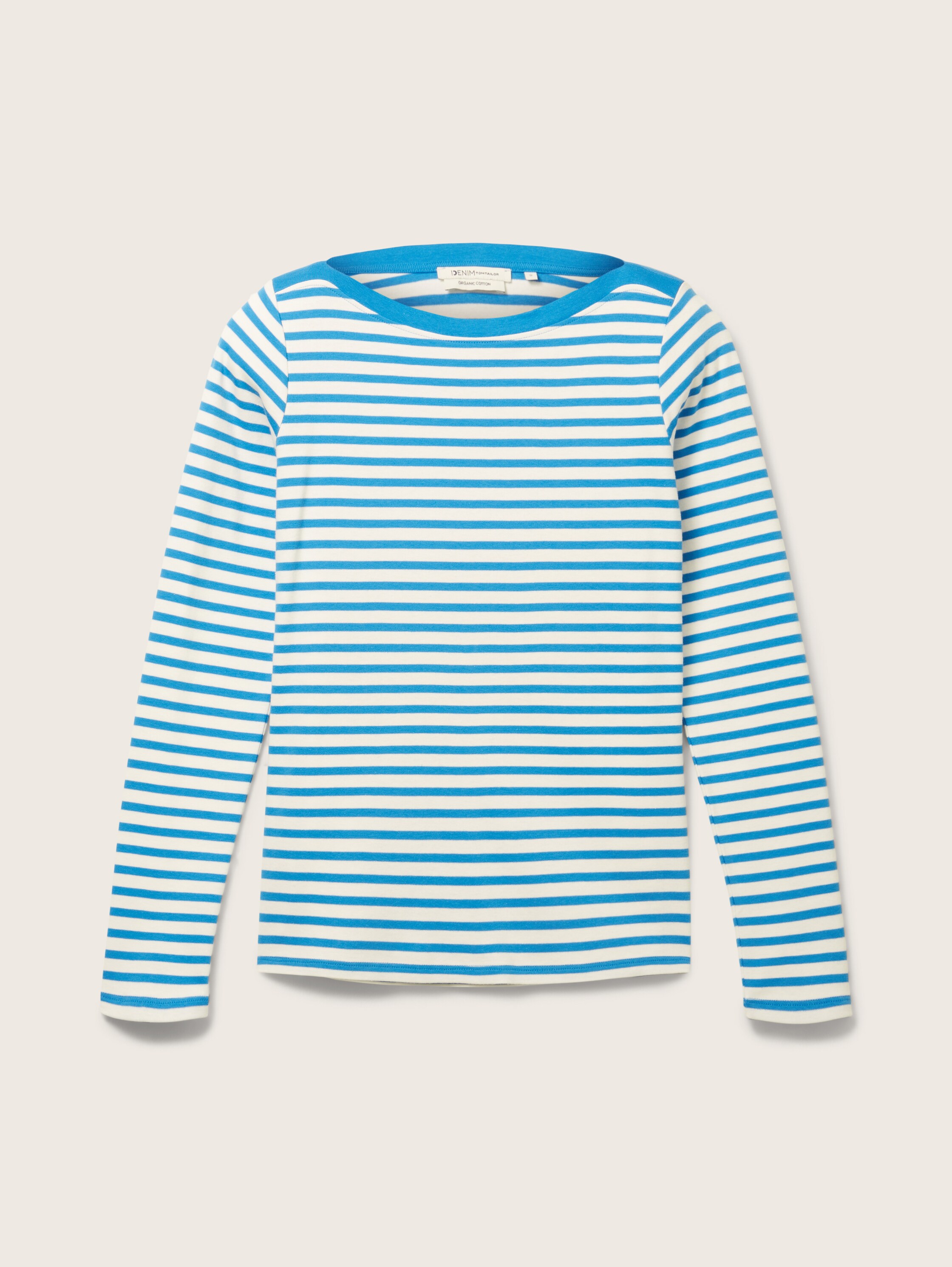 Gestreiftes Langarmshirt mit Bio-Baumwolle - 5