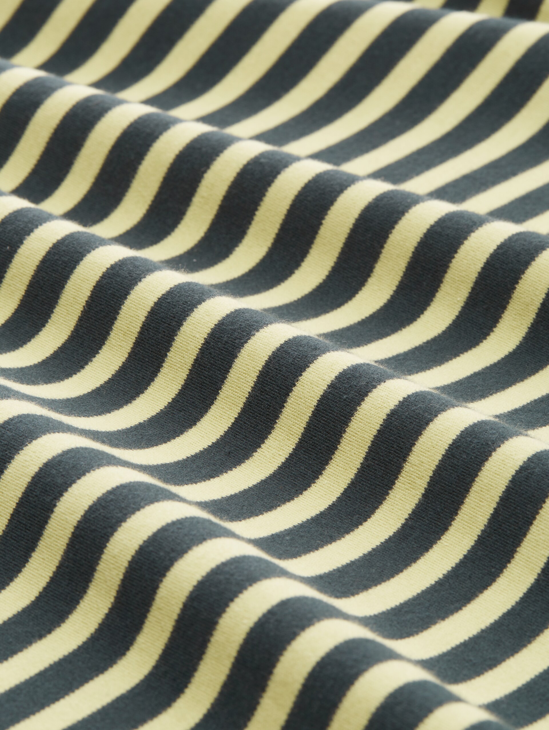 Shirt met lange mouwen en streepmotief - tonal green stripe - Materiaalweergave