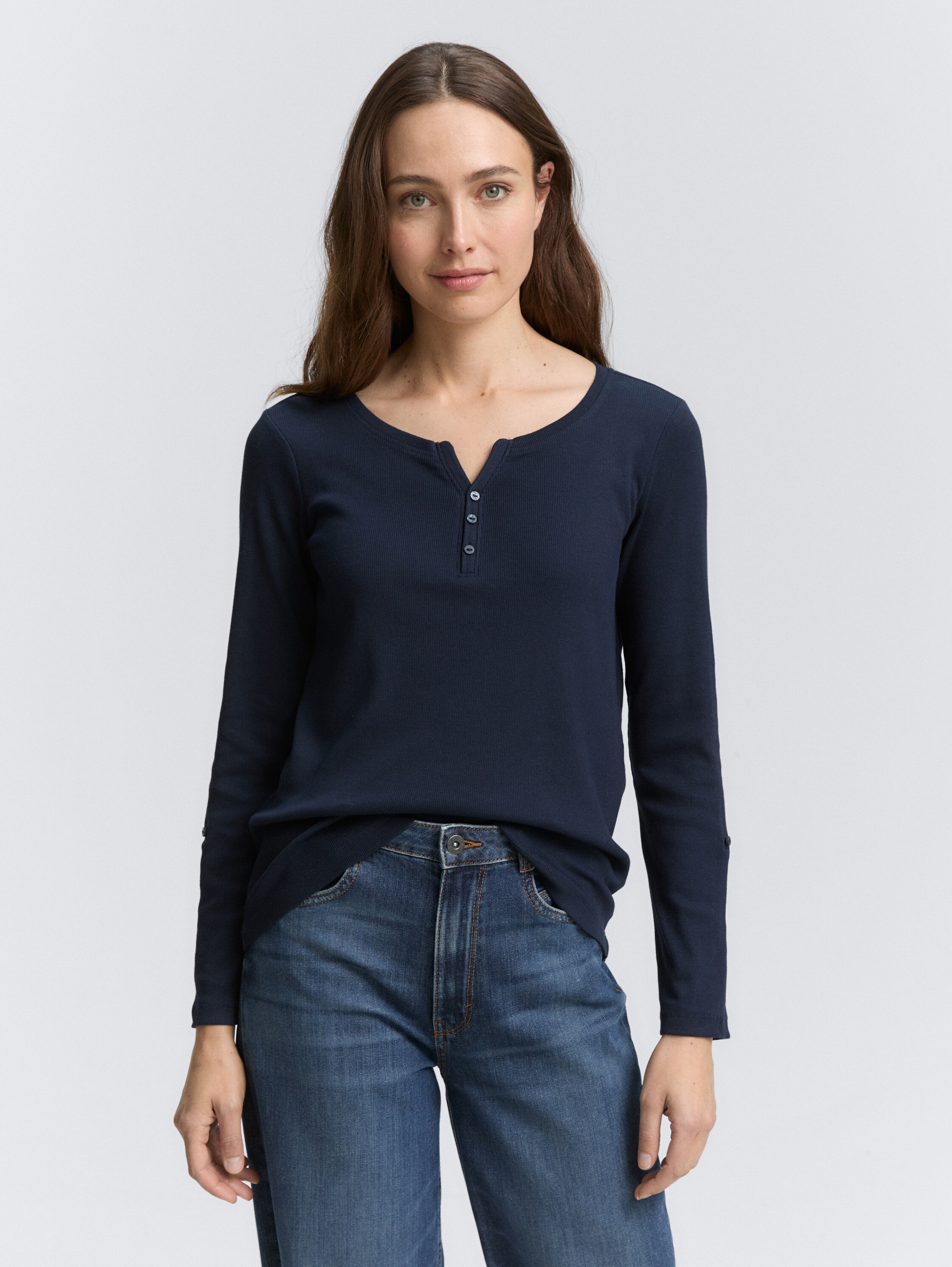 Shirt met lange mouwen en oprolfunctie - lunar_eclipse - 