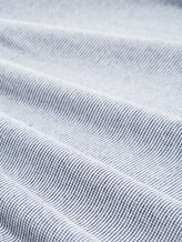 T-shirt à manches longues ballon - offwhite navy small stripe - Vue de la matière