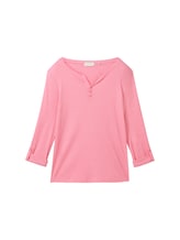 Niet geselecteerd, Shirt met lange mouwen en oprolfunctie door , wit