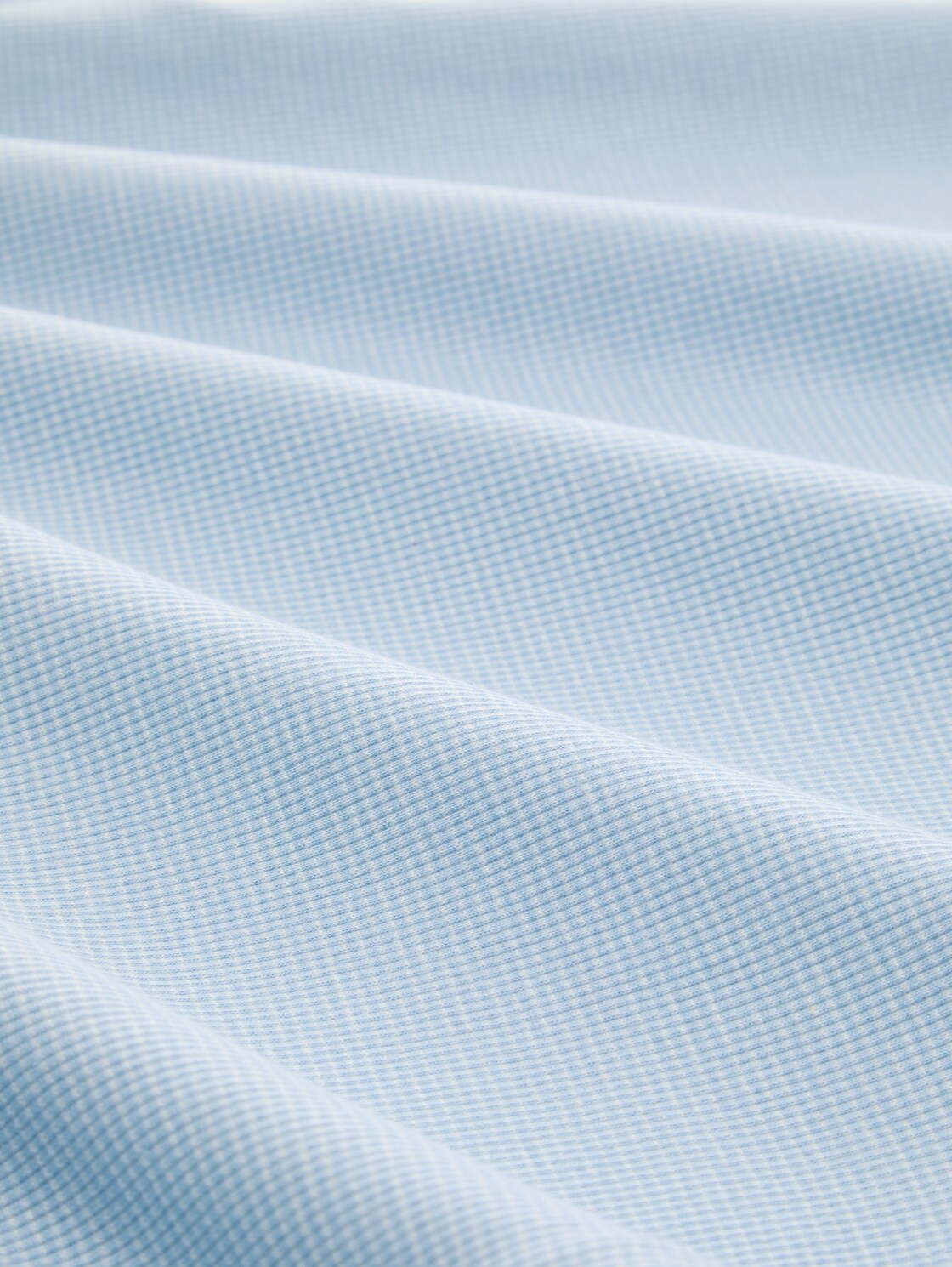 Langarmshirt mit Turn-Up-Funktion - light fjord blue white stripe - Material-Ansicht