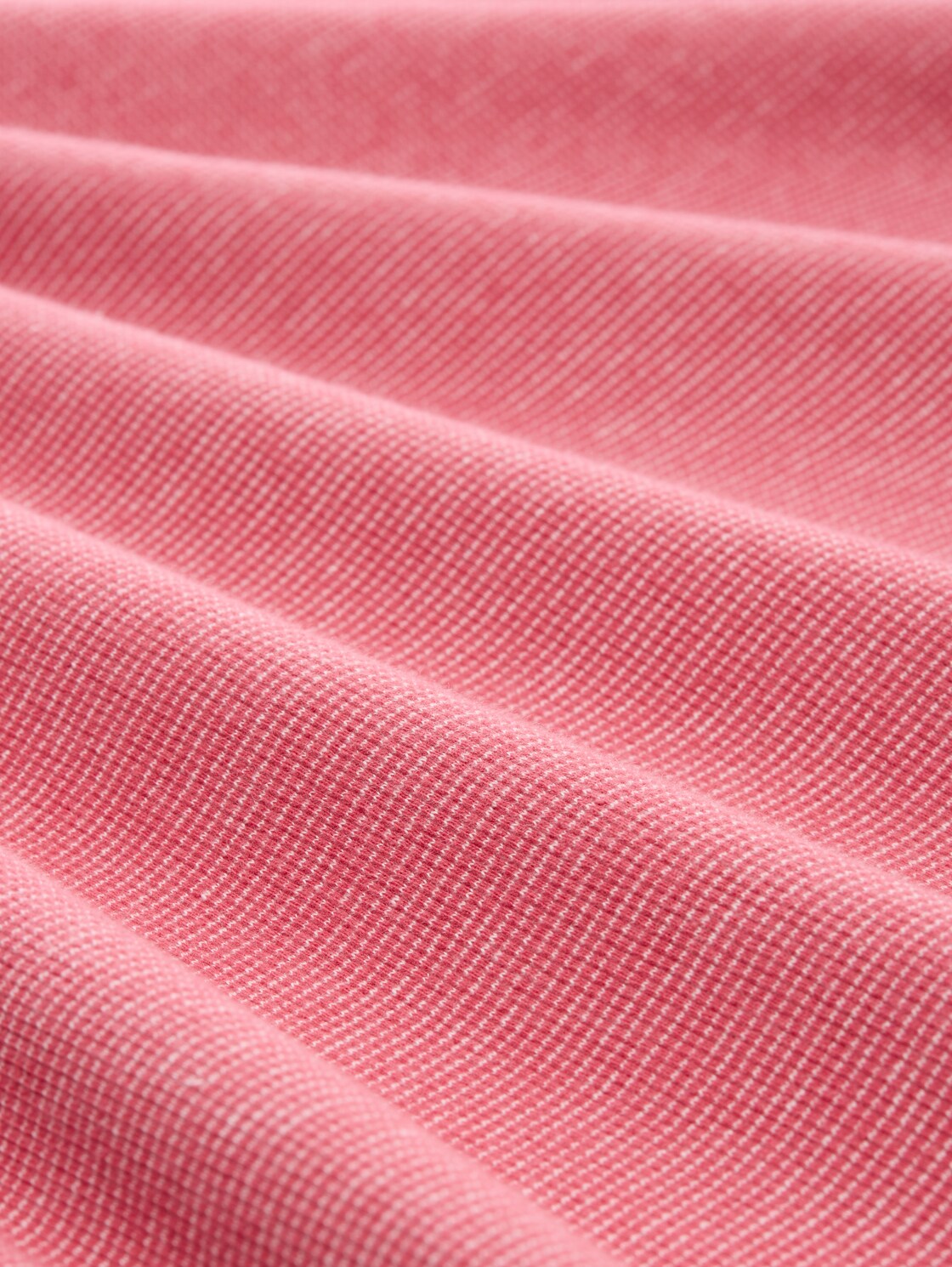 Langarmshirt mit Turn-Up-Funktion - off white red small stripe - Material-Ansicht