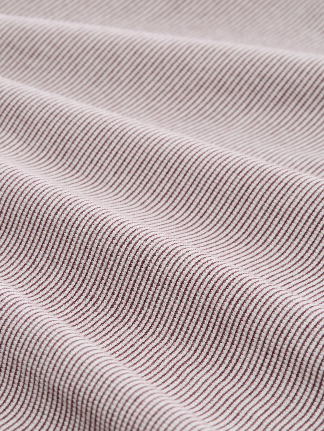 Langarmshirt mit Turn-Up-Funktion - off white red small stripe - Material-Ansicht