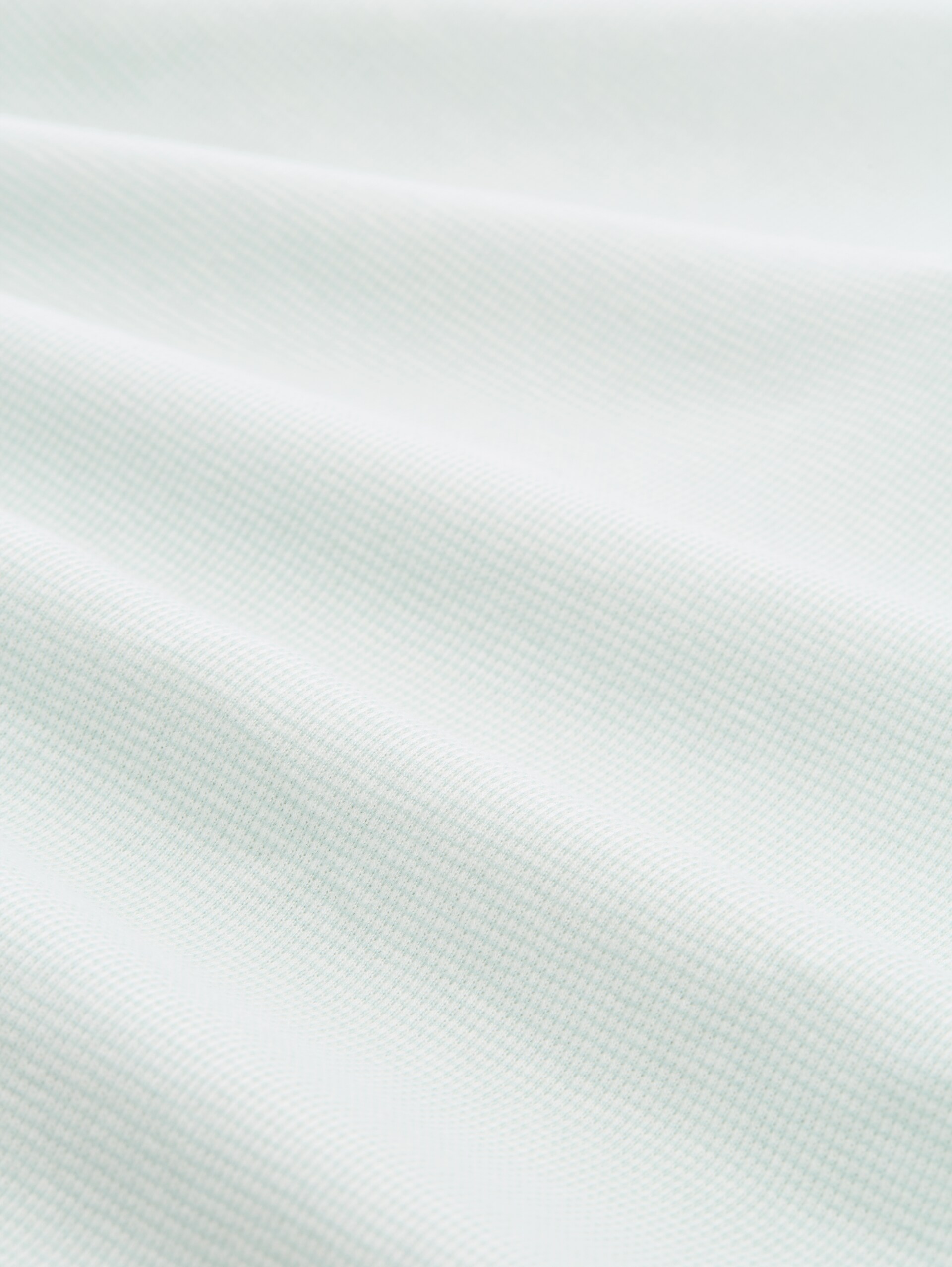 Langarmshirt mit Turn-Up-Funktion - offwhite mint small stripe - Material-Ansicht