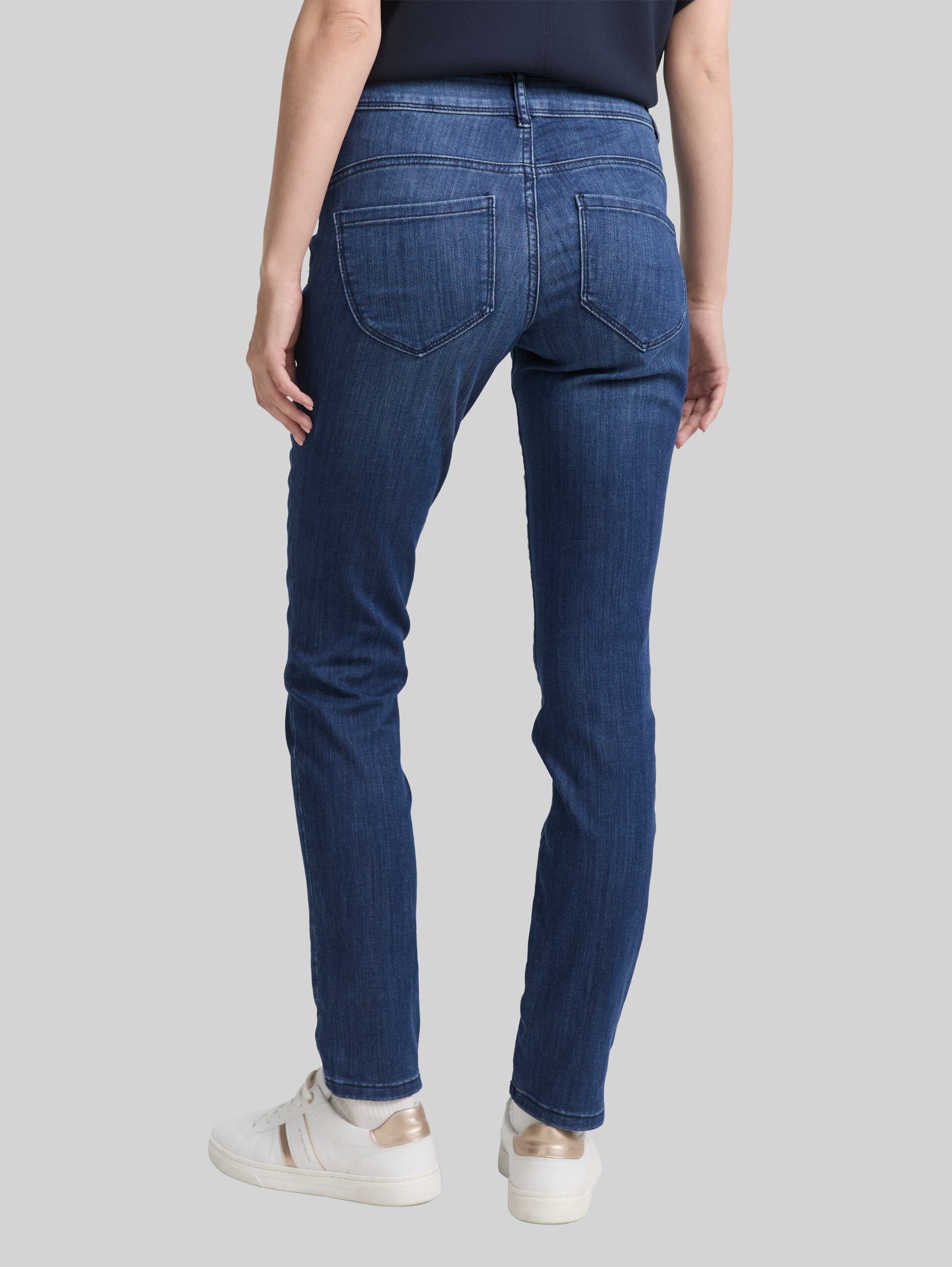 TTALEXA SKINNY Jeans - dark stone wash denim - Découpe Vue arrière du modèle