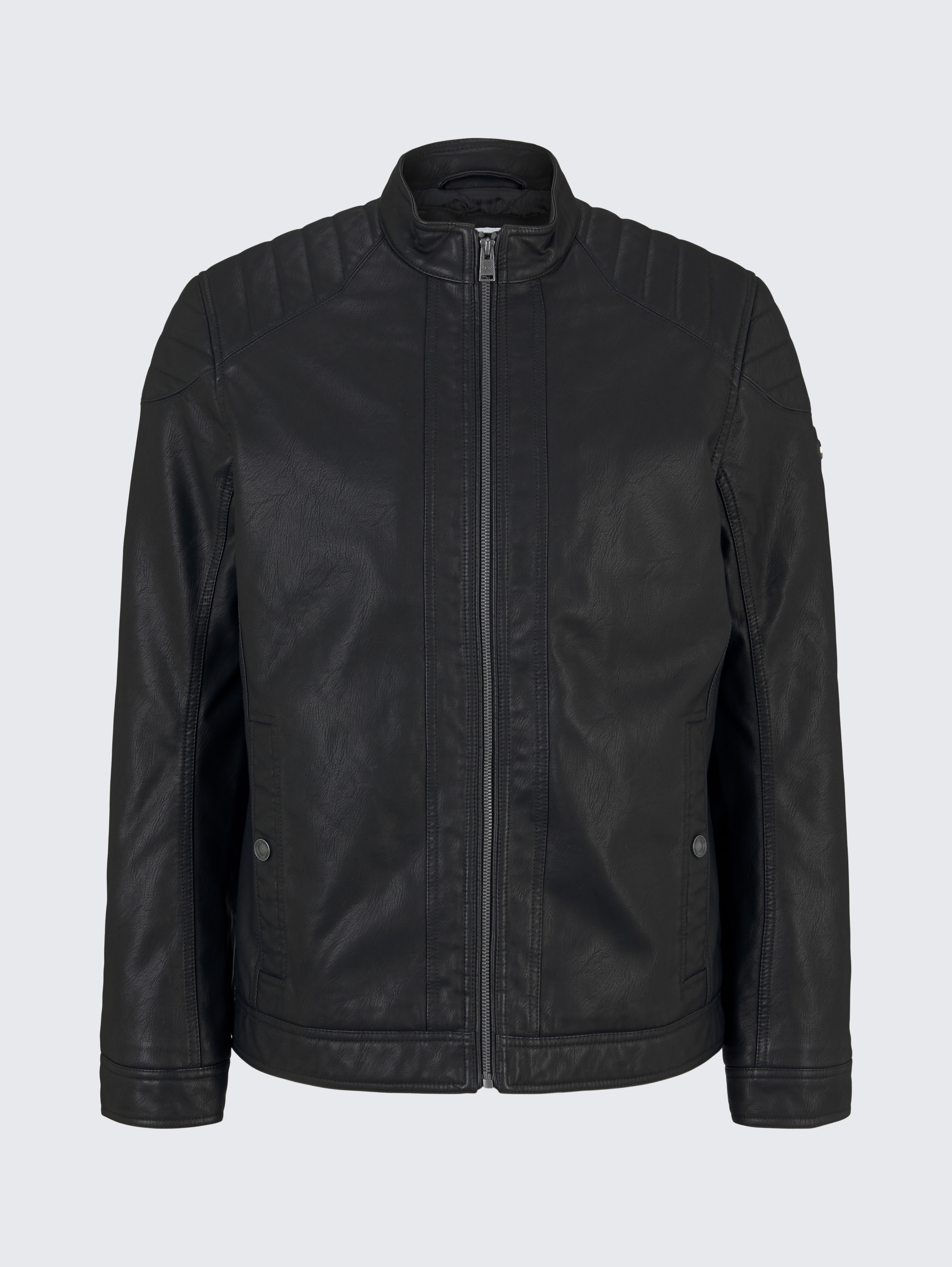 Faux leather biker jacket by Tom Tailor