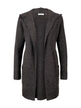 Ausgewählt, Cardigan mit recyceltem Polyester von Tom Tailor, grau